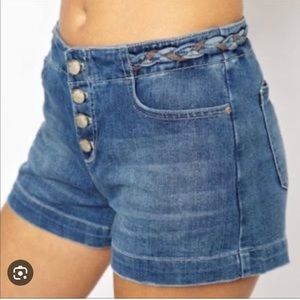 Free People Denim Shorts
